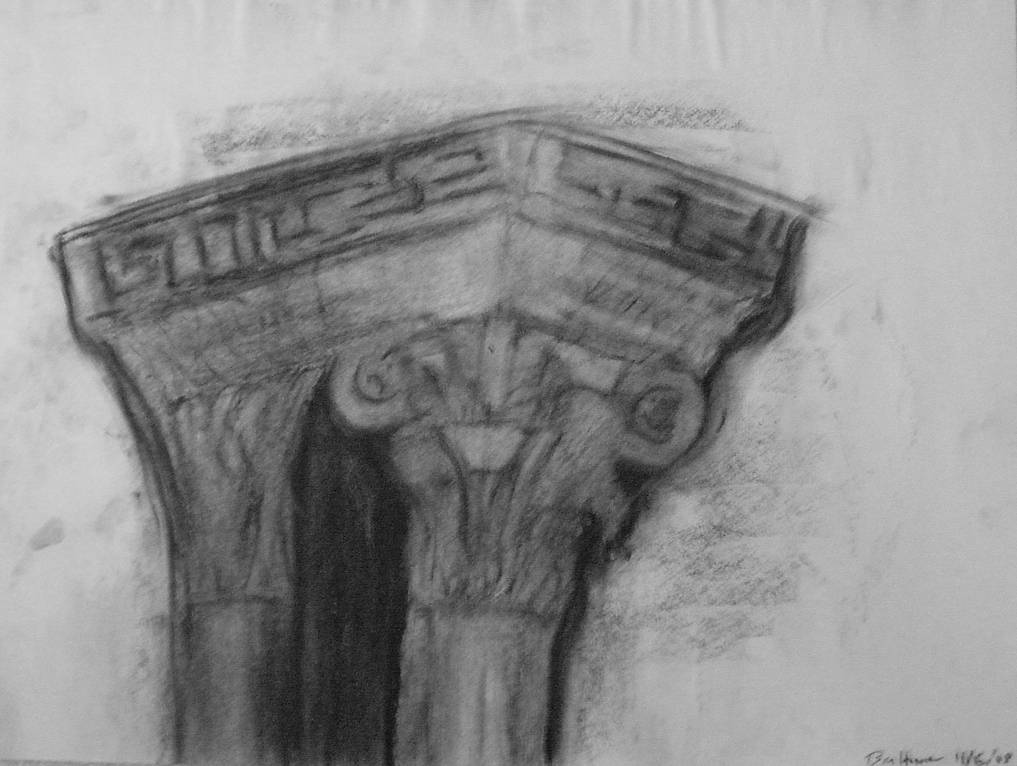 Carnegie Museum: Hall of Architecture Drawing IV